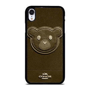 COACH NEW YORK BROWN BEAR iPhone XR Case Cover COACH NEW YORK BROWN BEAR iPhone XR Case Cover