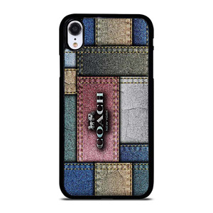COACH NEW YORK LOGO JEANS iPhone XR Case Cover COACH NEW YORK LOGO JEANS iPhone XR Case Cover