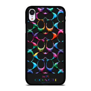 COACH NEW YORK RAINBOW 2 iPhone XR Case Cover COACH NEW YORK RAINBOW 2 iPhone XR Case Cover