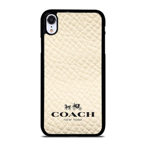 COACH NEW YORK WHITE iPhone XR Case Cover COACH NEW YORK WHITE iPhone XR Case Cover