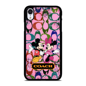 COACH PINK MICKEY MINNIE iPhone XR Case Cover COACH PINK MICKEY MINNIE iPhone XR Case Cover