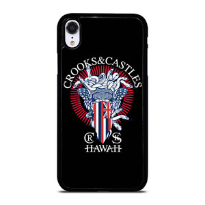 CROOKS AND CASTLES HAWAII LOGO iPhone XR Case Cover CROOKS AND CASTLES HAWAII LOGO iPhone XR Case Cover