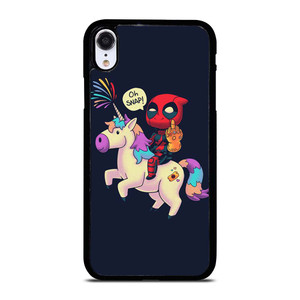 DEADPOOL UNICORN MIDDLE FINGERS iPhone XR Case Cover
