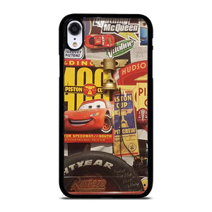 DISNEY CARS MOVIE COLLAGE iPhone XR Case Cover