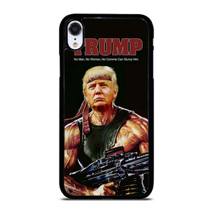 DONALD TRUMP RAMBO iPhone XR Case Cover