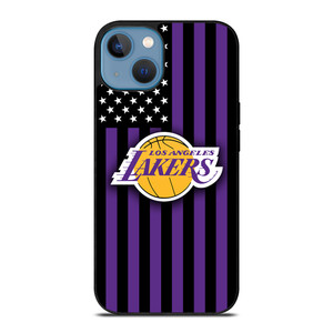 LOS ANGELES LAKERS NBA USA FLAG iPhone 13 Case Cover LOS ANGELES LAKERS NBA USA FLAG iPhone 13 Case Cover