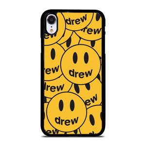 DREW SMILEY FACE PATTERN iPhone XR Case Cover