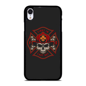FIREFIGHTER FIREMAN SKULL LOGO iPhone XR Case Cover