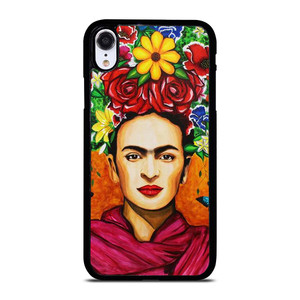 FRIDA KAHLO FLORAL ART iPhone XR Case Cover