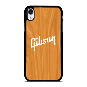 GIBSON GUITAR WOODEN LOGO 2 iPhone XR Case Cover
