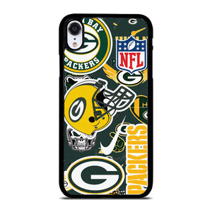 GREEN BAY PACKERS NFL STICKER BOMB iPhone XR Case Cover