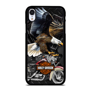 HARLEY DAVIDSON EAGLE METAL LOGO iPhone XR Case Cover HARLEY DAVIDSON EAGLE METAL LOGO iPhone XR Case Cover