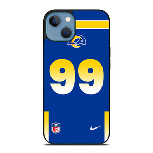 LOS ANGELES RAMS AARON DONALD 99 NFL NIKE iPhone 13 Case Cover LOS ANGELES RAMS AARON DONALD 99 NFL NIKE iPhone 13 Case Cover