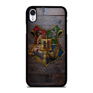 HOGWARTS HARRY POTTER WOODEN LOGO iPhone XR Case Cover HOGWARTS HARRY POTTER WOODEN LOGO iPhone XR Case Cover