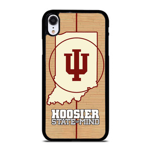 HOOSIER STATE OF MIND INDIANA WOODEN LOGO iPhone XR Case Cover