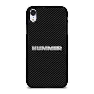HUMMER CAR LOGO CARBON iPhone XR Case Cover