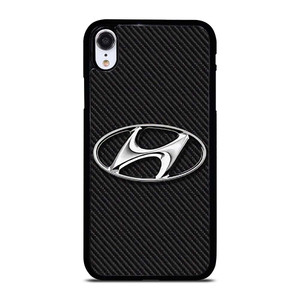 HYUNDAI MOTORS CARBON LOGO iPhone XR Case Cover