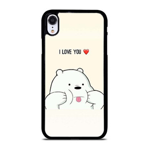 ICE BEAR WE BARE BEARS CUTE iPhone XR Case Cover ICE BEAR WE BARE BEARS CUTE iPhone XR Case Cover