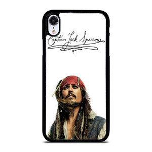 JACK SPARROW SIGNATURE PIRATES OF THE CARIBBEAN  iPhone XR Case Cover