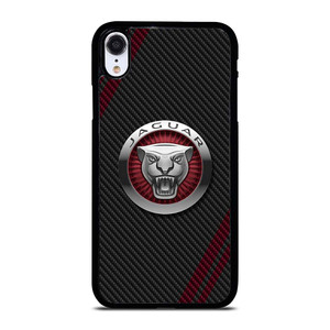 JAGUAR CARBON STRIPE LOGO iPhone XR Case Cover