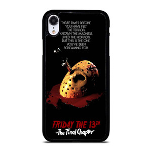 JASON FRIDAY THE 13TH HORROR MOVIE iPhone XR Case Cover