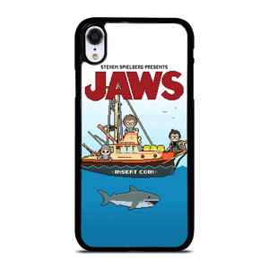 JAWS LOGO 8 BIT iPhone XR Case Cover JAWS LOGO 8 BIT iPhone XR Case Cover