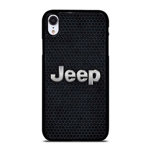 JEEP BLACK METAL LOGO iPhone XR Case Cover