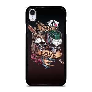 JOKER AND HARLEY QUINN SKULL iPhone XR Case Cover