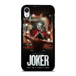 JOKER JOAQUIN PHOENIX PUT ON A HAPPY FACE 2 iPhone XR Case Cover JOKER JOAQUIN PHOENIX PUT ON A HAPPY FACE 2 iPhone XR Case Cover