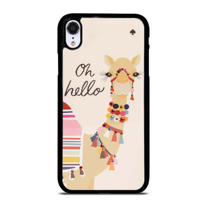KATE SPADE CAMEL OH HELLO iPhone XR Case Cover