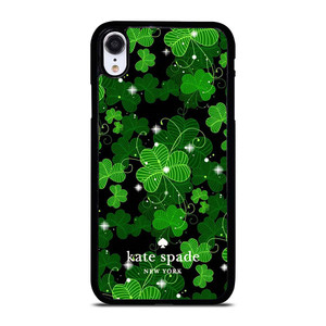 KATE SPADE GREEN LEAFS iPhone XR Case Cover