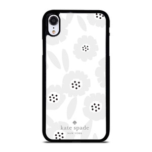 KATE SPADE GREY FLOWER iPhone XR Case Cover