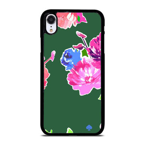 KATE SPADE NEW YORK GREEN FLORAL iPhone XR Case Cover
