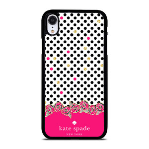 KATE SPADE PINK POLKADOTS iPhone XR Case Cover