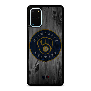 MILWAUKEE BREWERS BASEBALL MLB WOOD LOGO Samsung Galaxy S20 Plus Case Cover