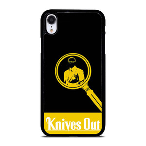 KNIVES OUT DANIEL CRAIG SILHOUETTE iPhone XR Case Cover KNIVES OUT DANIEL CRAIG SILHOUETTE iPhone XR Case Cover