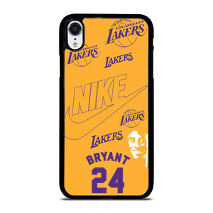 KOBER BRYANT LAKERS NIKE YELLOW iPhone XR Case Cover KOBER BRYANT LAKERS NIKE YELLOW iPhone XR Case Cover