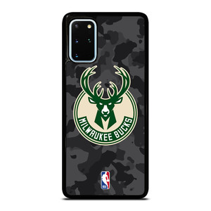 MILWAUKEE BUCKS BLACK CAMO Samsung Galaxy S20 Plus Case Cover