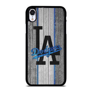 LA LOS ANGELES DODGERS WOODEN LOGO iPhone XR Case Cover