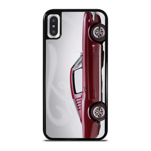 1965 FORD MUSTANG RED CAR iPhone X / XS Case Cover