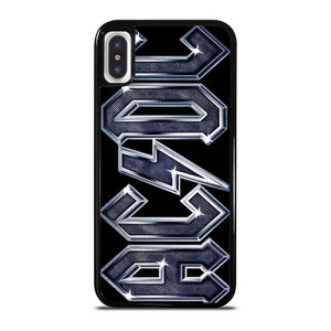 ACDC METAL CARBON LOGO iPhone X / XS Case Cover