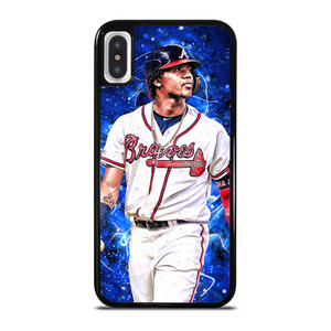 ACUNA JR ATLANTA BRAVES ART MLB iPhone X / XS Case Cover
