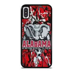 ALABAMA CRIMSON TIDE SPLASHED LOGO iPhone X / XS Case Cover