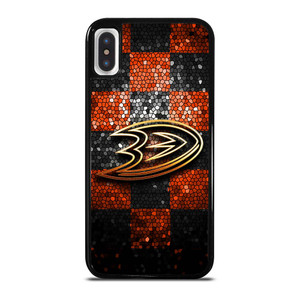 ANAHEIM DUCKS GOLD LOGO iPhone X / XS Case Cover