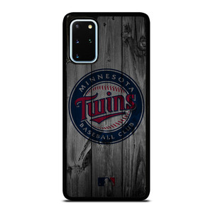 MINNESOTA TWINS BASEBALL MLB WOOD LOGO Samsung Galaxy S20 Plus Case Cover