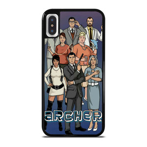 ARCHER CARTOON ALL CAST iPhone X / XS Case Cover