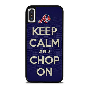ATLANTA BRAVES CHOP ON BASEBALL iPhone X / XS Case Cover