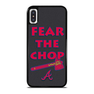 ATLANTA BRAVES FEAR THE CHOP SLOGAN iPhone X / XS Case Cover ATLANTA BRAVES FEAR THE CHOP SLOGAN iPhone X / XS Case Cover