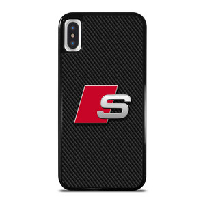 AUDI S CARBON LOGO iPhone X / XS Case Cover