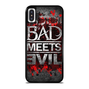 BAD MEETS EVIL RAPPER DUO LOGO 2 iPhone X / XS Case Cover